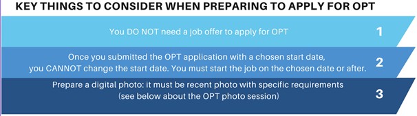 When to apply for OPT