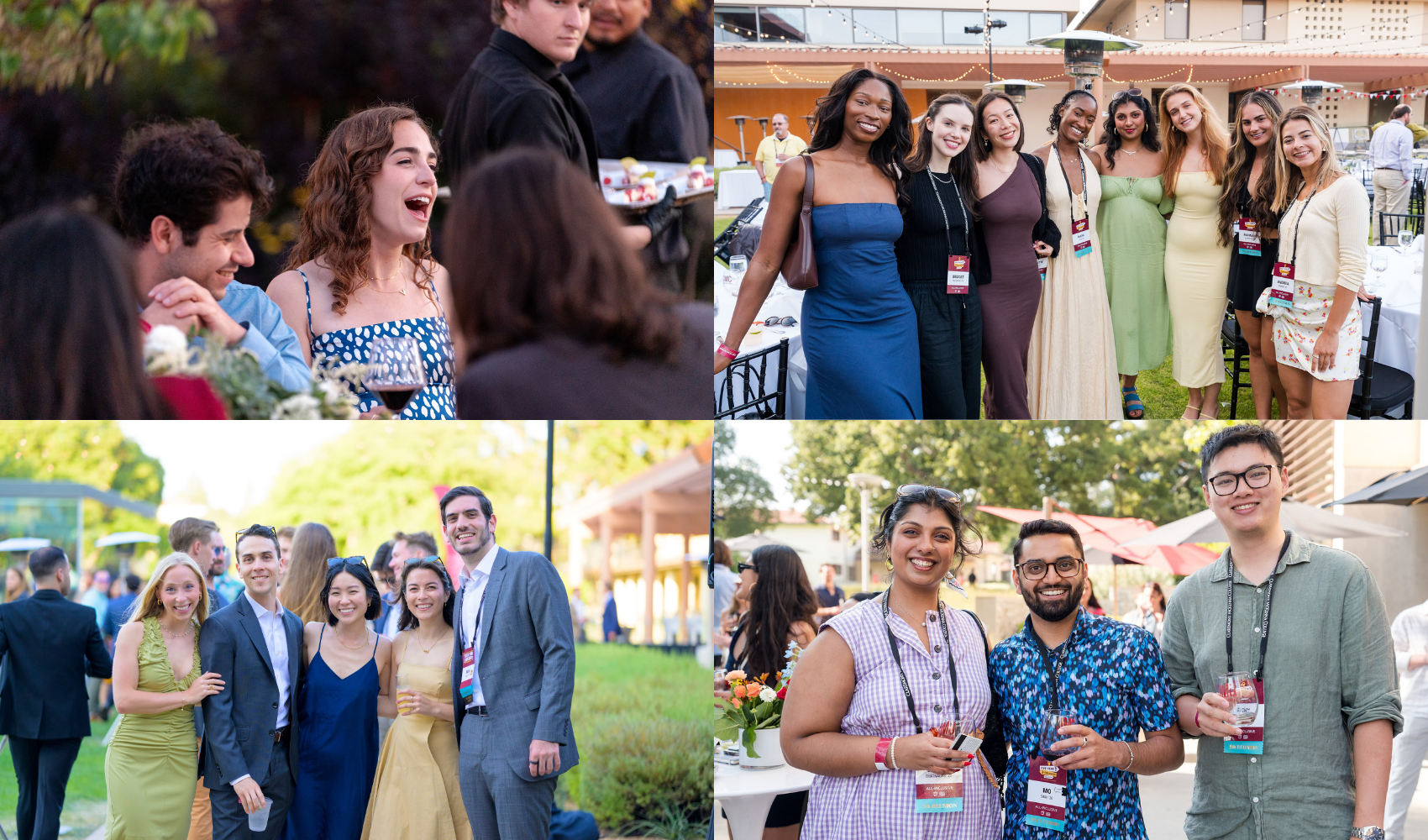 Collage of group photos