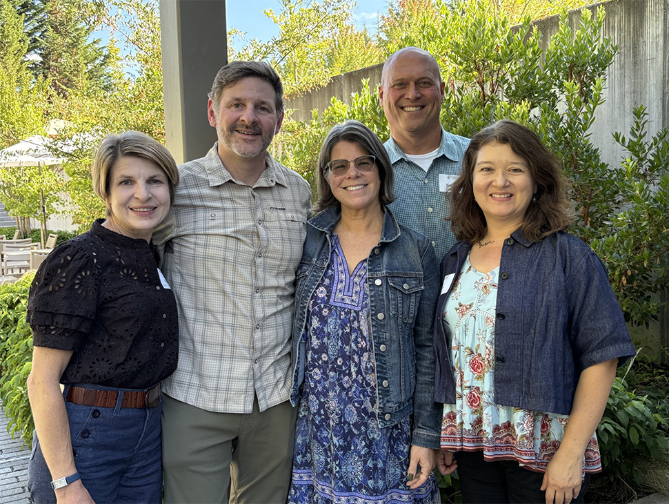 Ingrid Ensing P’27,&nbsp;Charles and Ellen Stearns, Brendan Halffman, and Gena Morgan.