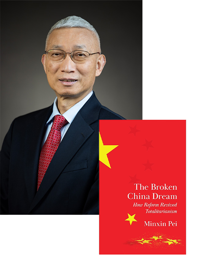Professor Minxin Pei and his new book, The China Broken Dreams.