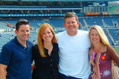 Young Jeff Sullivan ’87, Sandy Sullivan Bostic ’88, Tracy L. Sullivan Prock ’90, and Lt. Col. Michael Sullivan ’94