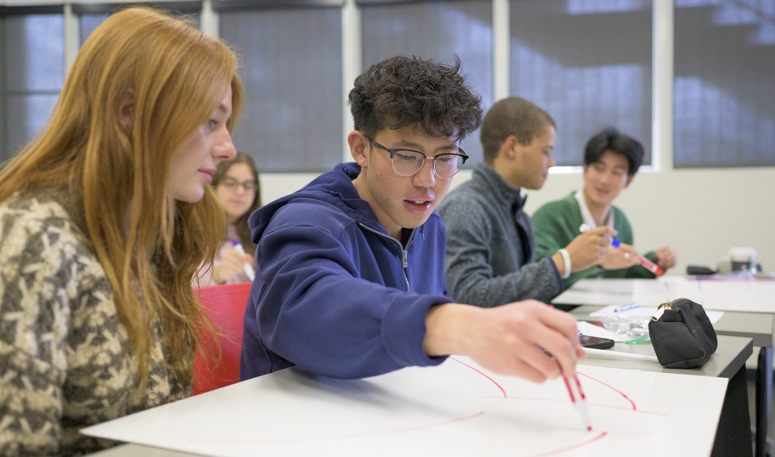 The inaugural class for the new Kravis Center of Integrated Science program.