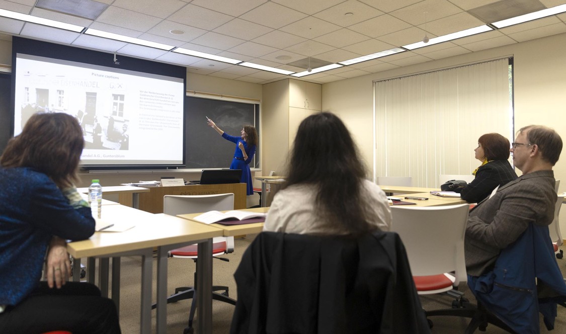 Classroom session during Lessons and Legacies conference