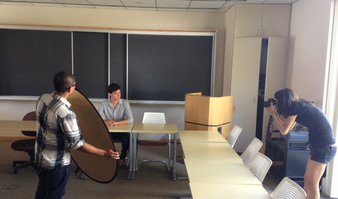 Anticipating Luna’s inclusion in Wiseman’s TIME article, the magazine dispatched an award-winning, young British freelance photographer (Laura Pannack) to photograph Luna on CMC’s campus one Saturday. The shoot with Pannack started on a late, clear m