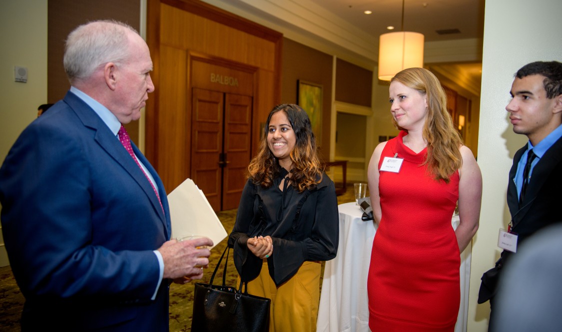 John Brennan with CMC students
