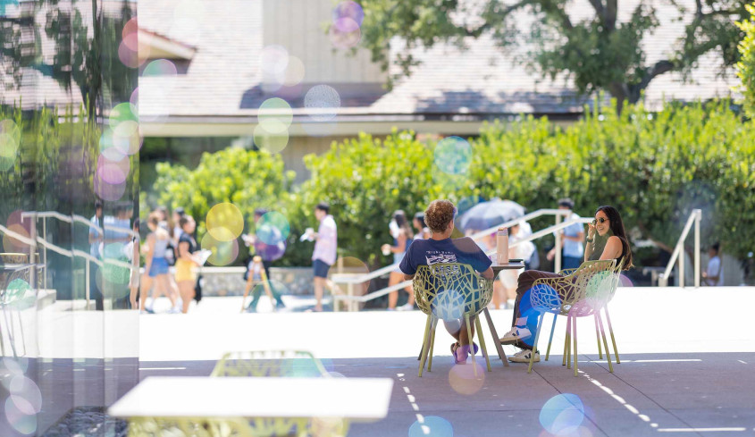 Campus photos near the Hub