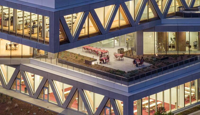 Ariel veiw of the RDSC building