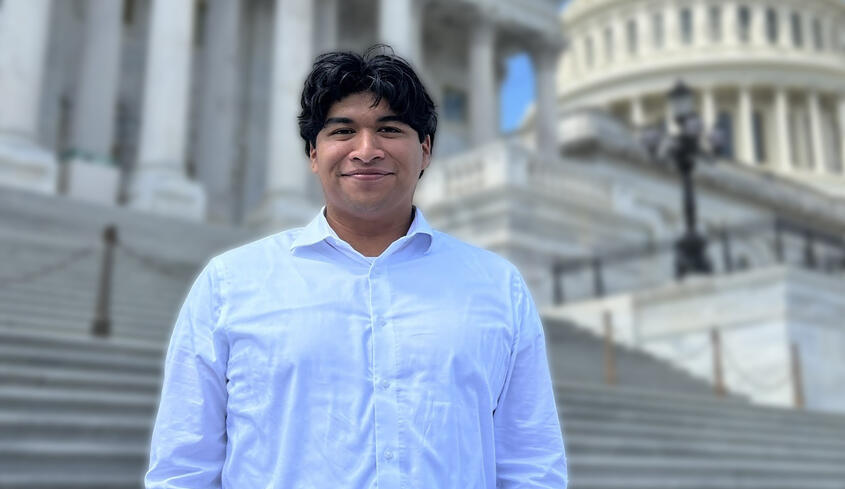 Henry Garcia '27 in Washington DC