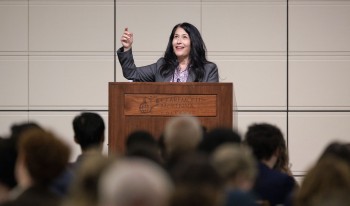 Ada Limon, United States Poet Laureate, spoke at the Athenauem February 27, 2024..