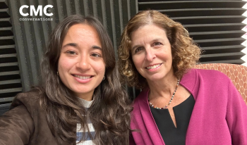 Parishi Kanuga ’26 and Professor Hilary Appel