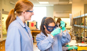 Prof. Anna Wenzel in the lab