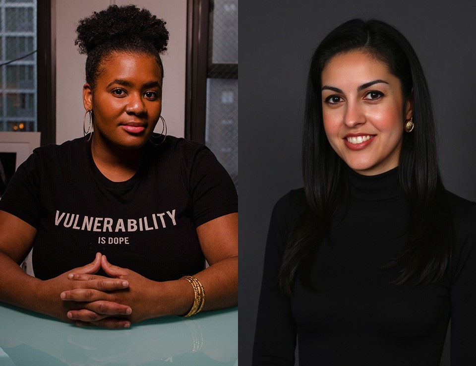 Photo of Melanie Thompson and Yasmin Vafa , side by side