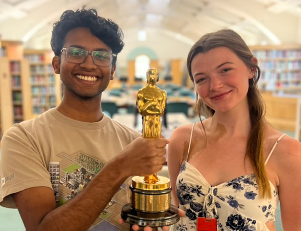 Rohan Mathews‘27 and Talin Tyvand ‘27