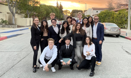 The CMC Mock Trial team.