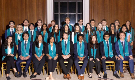 Robert Day ’65 P’12 honored at annual scholars celebration.