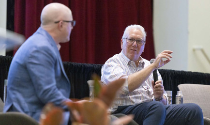 Prof. David Day speaking at conference