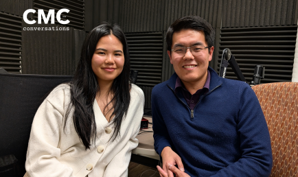 Prof. Steven Zhou and Natalie Chen '26