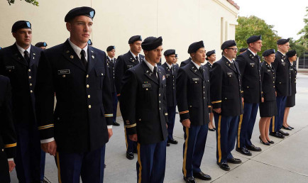 CMC ROTC members