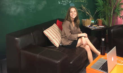 Jennifer Gurev '20 at her internship