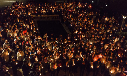 Campus vigil