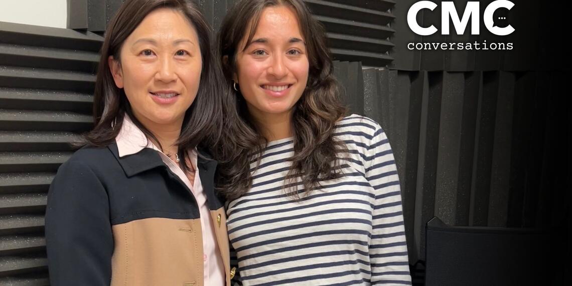 Prof. Esther Chung-Kim and Parishi Kanuga '26
